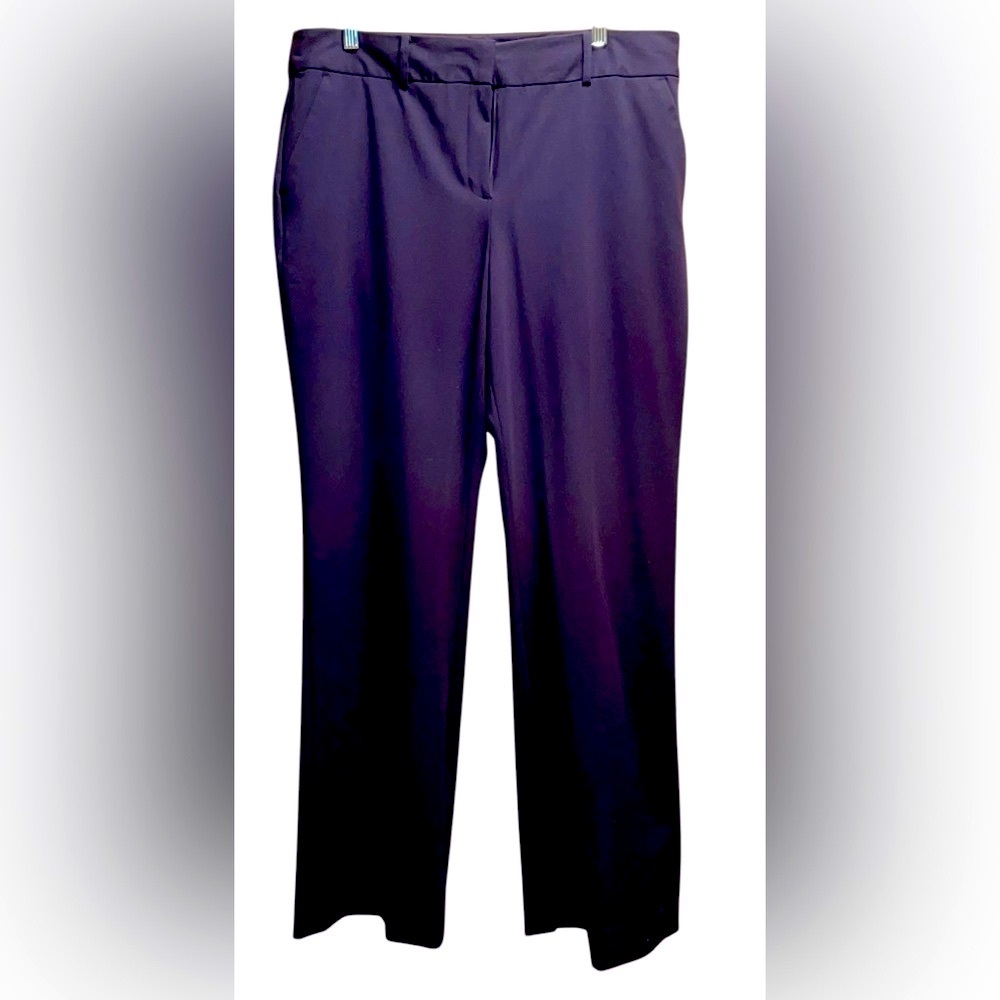 Liz Claiborne Women's Dress Trousers, Navy Blue, Size 14 R